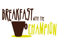 breakfast with teh champion